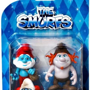 I PUFFI - Coppia Personaggi, Grande Puffo e Frullo  6,5 CM Giochi Preziosi GPZ53965