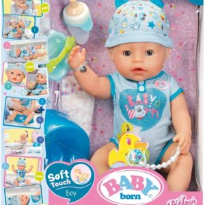 Baby Born Boy Soft  Bambola 43 cm di Giochi Preziosi