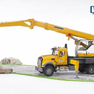 Bruder 02818 - Camion Mack con Gru Liebherr SCALA 1/32