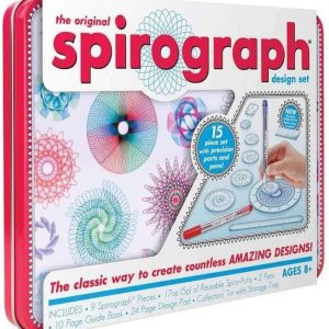 SET SPIROGRAPH  Design Set Valigetta Latta di Grandi Giochi CLC12000-CLC12001