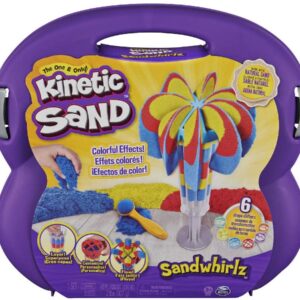 Kinetic Sand Set Valigetta Cascate Arcobaleno, 907Gr di Sabbia In 3 Colori,Spin Master 6055859