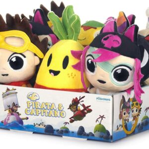 Pirata & Capitano  - Peluche Pirata & Capitano 17,8 cm - serie completa 6 personaggi
