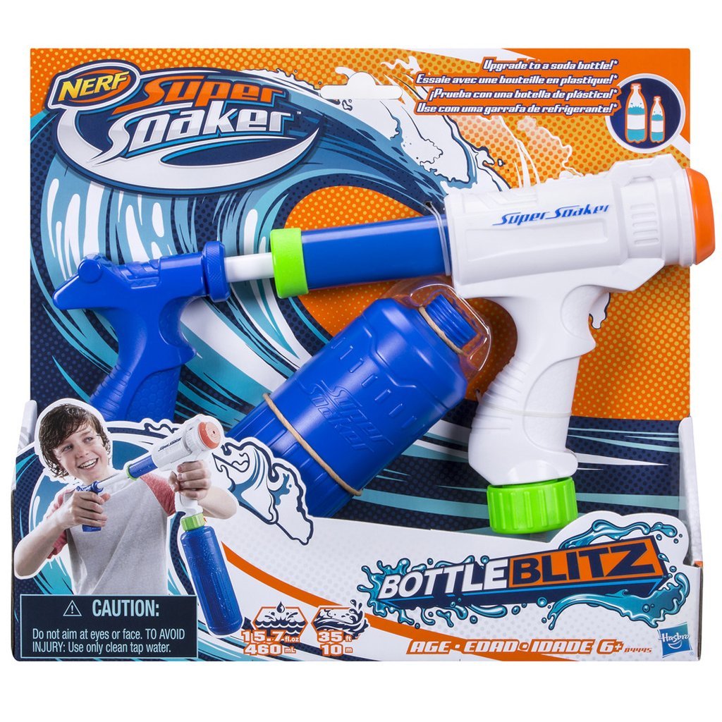 Nerf - Supersoaker Bottle Blitz pistola spara acqua
