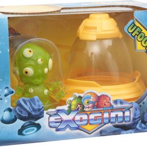 NUOVI  Playset Ufogino e Exogino Esclusivo Gurgle di Giochi Preziosi  Exogini UFOgino - Orange UFO + Green Exogini (Inviato da UK)