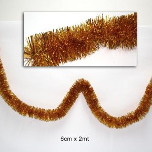 OFFERTA 3 PEZZI FILO PER DECORARE GLI ALBERI DI NATALE FILO ADDOBBO COLORE ORO GHIRLANDA 5.7 CM X 2 MT LUNGHEZZA COCCARDA