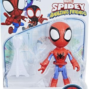 Spiderman- Spidey action figure giocattolo da 10 cm, con 1 accessorio F1935-F1462 Hasbro