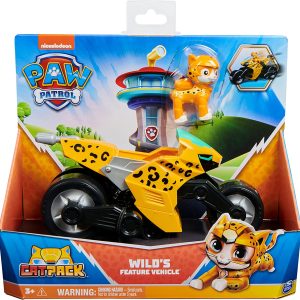 Paw Patrol, Veicolo Cat Pack di Wild, Veicolo con trasformazione Wild , Spin Master 6066332
