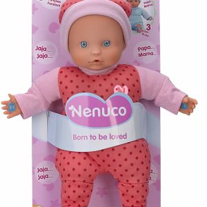 Nenuco - Bambola 3 Funzioni nuovo modello con pigiama colore rosa (Famosa 700013382)