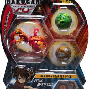 Bakugan NWE Serie Formata da 3 Bakugan Starter Pack Bakugan Pyrus MANTANOID