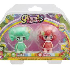 Giochi Preziosi - Glimmies Rainbow Friends Blister Doppio, Shelisa e Spiria