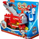Paw Patrol, Veicolo trasformabile Rise And Rescue di Marshall con Personaggio e Accessori, Spin Master 6063638