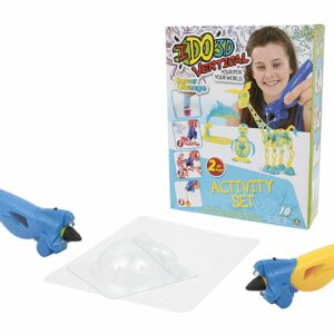 Giochi Preziosi - Ido3D ,  i do 3d , Vertical Activity Set con 2 Penne 3D, Multicolore