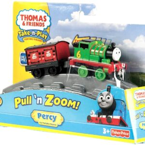 Il trenino Thomas, Percy con vagone retrattile, Fisher Price W6269-W6267