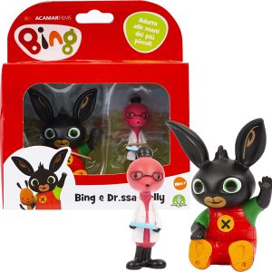 Bing Set 2 Mini Personaggi, Bing e Dr.ssa Molly, BNG10V01 Giochi Preziosi