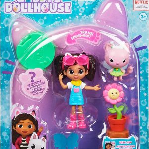 Gabby's Dollhouse, Mini set Gabby's Flower-rific Garden,Gabby e Gattina Fatina, Spin Master 6060476