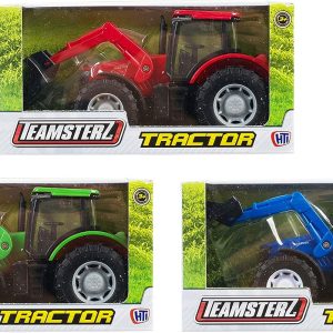 TEAMSTERZ 1 TRATTORE FATTORIA in Metallo, colore modello casuale 1372302, Grandi Giochi GG00939