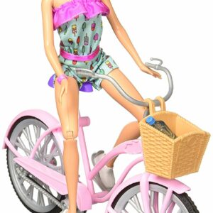 Barbie con bicicletta di Mattel  FTV96