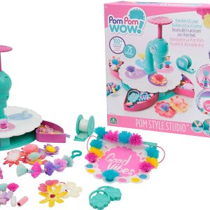 Pom Pom Wow Style Studio Playset per Decorare Tessuti e Oggetti di Giochi Preziosi PMM08000