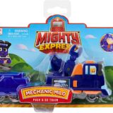 Mighty Express Trenino a spinta Milo con vagone Merci, Spin Master 6060197 - immagine 2