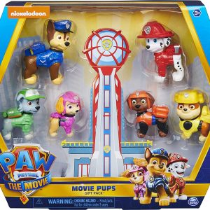 Paw Patrol The Movie, Confezione regalo con 6 personaggi , Spin Master 6060361