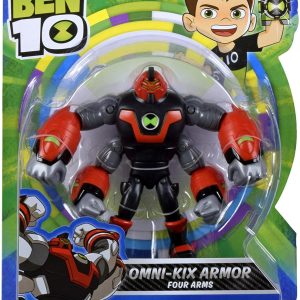 Ben 10 Action Figures  Omni-Kix Armor Four Arms, Giochi Preziosi BEN70800