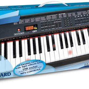piano - Tastiera con tasti luminosi con lettore mp3 bontempi 16 6120 ottimo come  regalo