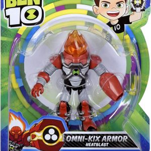 Ben 10 Action Figures Omni-Kix Armor Heatblast, Giochi Preziosi BEN70800