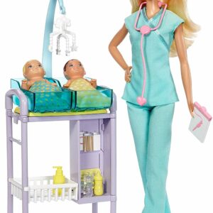 Barbie Playset Pediatra, Mattel DVG10-DHB63