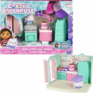 Gabby's Dollhouse, La cucina di gattino Dolcetto, 6062035 Spin Master