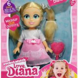 Love Diana - Bambola vestito compleanno  15 cm, Giochi Preziosi LVE06000