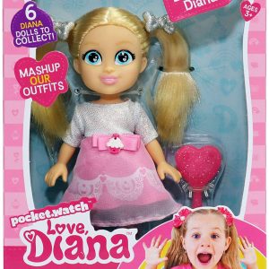 Love Diana - Bambola vestito compleanno  15 cm, Giochi Preziosi LVE06000