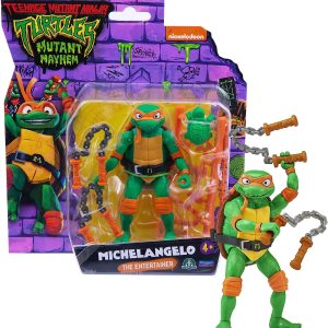 Turtles Movie Michelangelo - Tartarughe Ninja personaggio base 12 cm, Giochi Preziosi TU805000