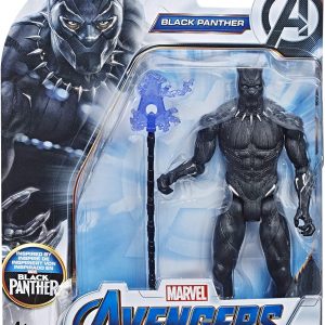 Hasbro Marvel Avengers - Black Panther Action Figure, 15 cm con Accessorio Incluso, basata sul film Endgame, E3931ES0