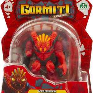 Gormiti Legends, Lord Magmion con funzione Mix e Match e 4 punti di articolazione, card inclusa, GRL30000 Giochi Preziosi
