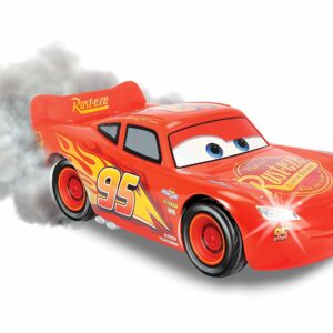 Cars 3 Radio comandata Saetta McQueen in scala 1:16  con Fumo di Dickie 203086005038