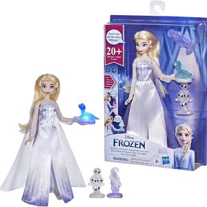 Disney Frozen - Elsa Momenti di Magia (bambola con suoni e frasi), Hasbro F2230