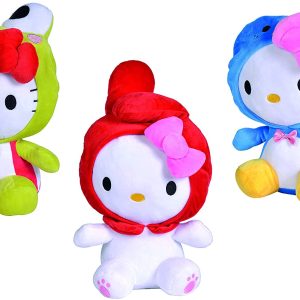 Hello Kitty Peluche MODELLO ROSSO  30 cm, + 0 Anni, MORBIDISSIMO E ORIGINALE IN STOCK