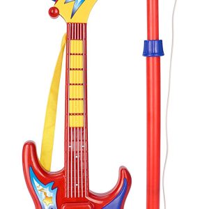 Bontempi Chitarra Rock Elettronica e Microfono da Palco, bontempi chitarra 24 7020