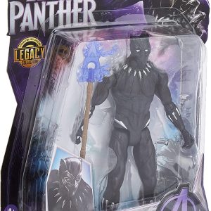 Marvel, Black Panther, Marvel Studios Legacy Collection, Action Figure di Black Panther Vibranium 15 cm,  E1349-E0868 Hasbro