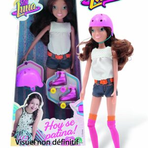 Soy luna bambola 29 cm con accessori casco e pattini