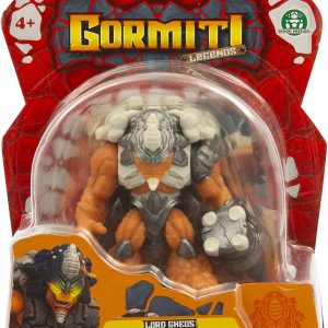 Gormiti Legends, Lord Gheos con funzione Mix e Match e 4 punti di articolazione, card inclusa, GRL30000 Giochi Preziosi