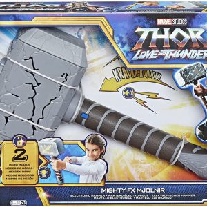 Marvel Thor - Martello elettronico Mighty FX Mjolnir Love And Thunder, Hasbro F3359
