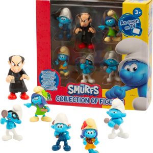 I PUFFI - SET Personaggi 5,5CM con Gargamella 6,5 CM Giochi Preziosi PUF14200
