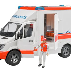 Ambulanza con autista  Bruder 02536