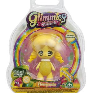 Giochi Preziosi - Glimmies Rainbow Friends Blister Singolo, Honeymia