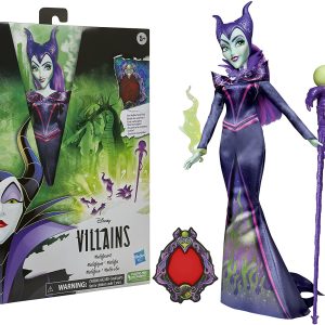 Hasbro Disney Princess Villains - Malefica, fashion doll con accessori e vestiti rimovibili, Hasbro F4561