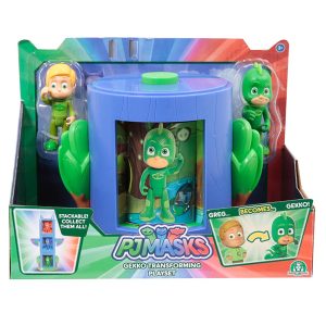 Super Pigiamini Pj Masks Camera di Trasformazione in Super Eroe, Greg e Geco di Giochi Preziosi PJM17000