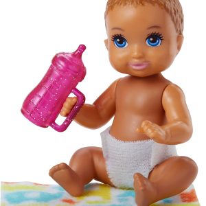 Barbie Babysitter Bambino Bruno Mattel FHY78-FHY76  Mattel