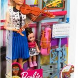 Barbie - Carriere Insegnante di Musica Playset, Lavagna, 4 Strumenti Musicali e Accessori, FXP18  Mattel