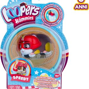 LOOPERS Hammies Speedy, Criceto Interattivo che corre dentro e fuori la sua ruota, Imc Toys